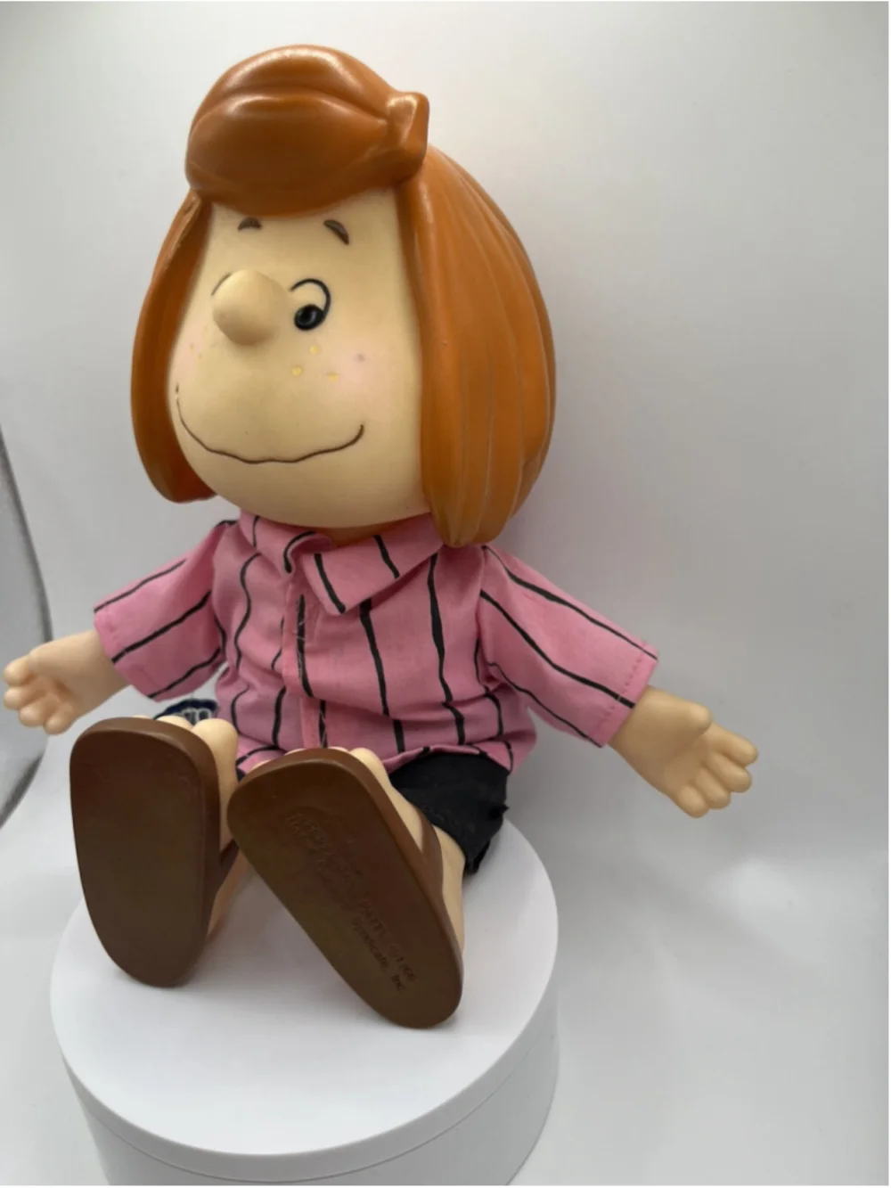 VTG 1966 Peppermint Patty Doll Peanut CHARLIE BROWN DOLL BY APPLAUSE RARE FIND